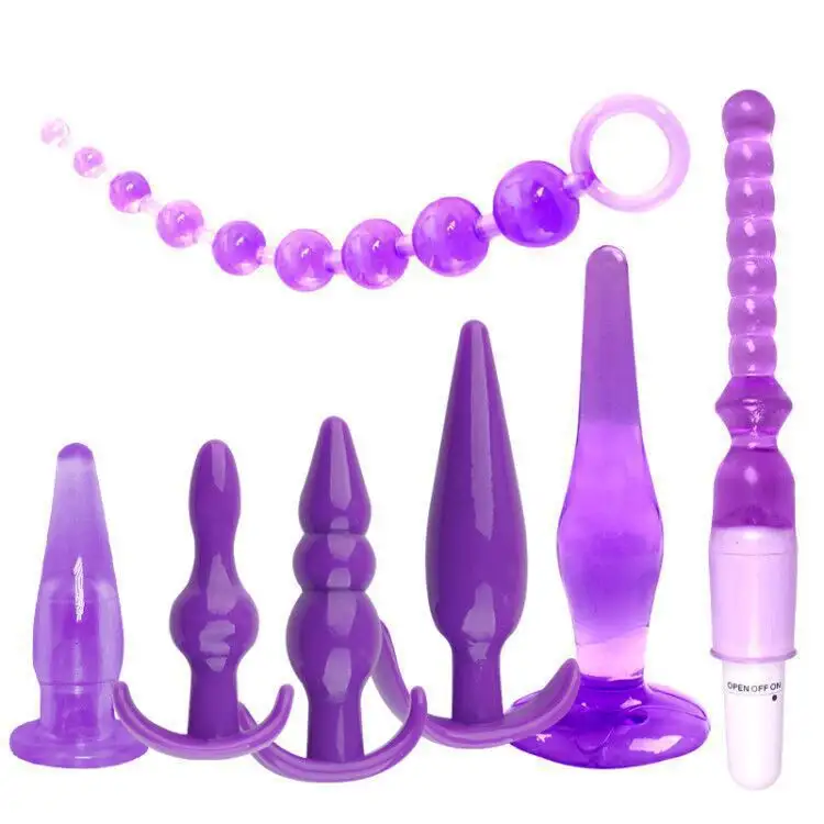 Masturbador masculino para mujeres, Juguetes sexuales anales con Vagina y culo sexy, conjunto de 7 piezas, masturbador vaginal