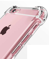 Coque de téléphone ultra transparente pour la série iPhone, TPU transparent anti-jaunissement, antichoc pour iPhone 7 8