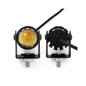 <b>Mini</b> Hot Cannon Motorcycle Spotlight 12V <b>LED</b> IP68 White Yellow Dual Color For Motorcycle <b>Lighting</b> Systems - Product Image 4
