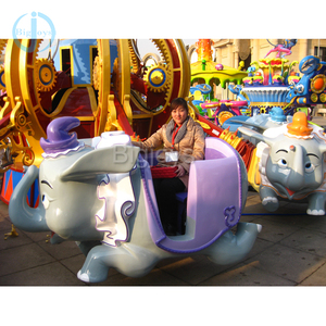 Funfair flying <span class=keywords><strong>elefante</strong></span> cavalca rotanti giostre parco divertimenti gioco di carnevale - Product Image 5