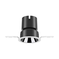 Lampe en aluminium encastrée 10W COB Down Lamp Anti Glare Spots de plafond Grille de fixation Spot LED encastré pour la maison Hôtel