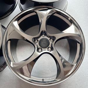 Rines de Aleación Forjados Personalizados de 1/2 Piezas, Acabado Negro Brillante, Tipo Turbofan, 18 19 20 21 22 Pulgadas, 5x112 5x130 para Porsche Macan Cayenne <span class=keywords><strong>911</strong></span> 718 - Product Image 6