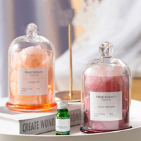Flacon en verre aromathérapie, diffuseur d'arôme et d'huile essentielle, de cristal, marbré coloré, personnalisé, ml