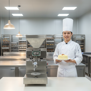 Machine à glacer les gâteaux multicouches professionnelle, machine automatique à étaler la crème pour gâteaux <span class=keywords><strong>mille</strong></span> crêpes - Product Image 1