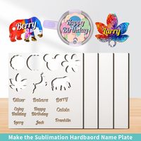 Plaques de bois MDF vierges pour sublimation, revêtement brillant haute qualité, écologiques, personnalisables, modèle MDF3 1220x610mm 3mm