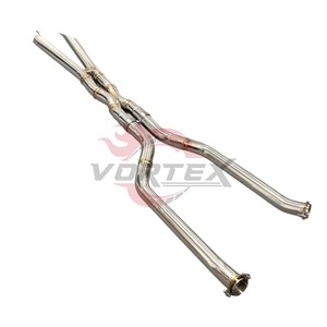 Sistema de escape intermedio con válvulas de acero inoxidable Vortex para BMW G90 M5, silenciador de rendimiento mejorado. - Product Image 5