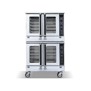 Horno de Convección a Gas de <span class=keywords><strong>Doble</strong></span> Cubierta de Tamaño Completo, Tipo Americano, Aprobado por ETL, con Patas para Hornear - Product Image 1