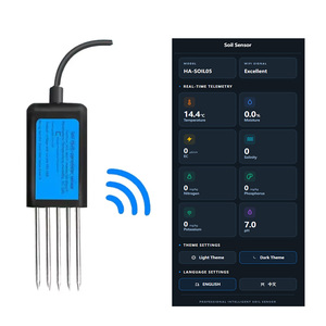 Capteur de sol 8 en 1 pour kit agricole, mesure de la qualité de l'air, du CO2, de l'humidité, du pH, de l'EC, de l'azote, du phosphore, du potassium, 7 IJ01 Modbus - Product Image 2