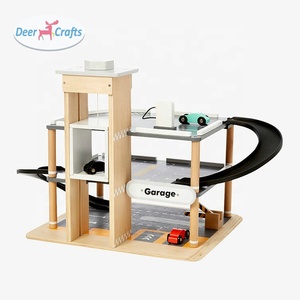Mini garaje de juguete de <span class=keywords><strong>madera</strong></span> para niños, nuevo diseño, DB04105 - Product Image 1