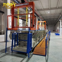 Équipement semi-automatique de galvanisation au zinc / Ligne de galvanisation électrolytique / Machine de galvanisation des boulons / Machine de galvanoplastie