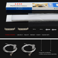 Luminaire linéaire LED industriel suspendu 2ft-8ft