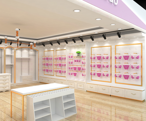 Aménagement intérieur <span class=keywords><strong>de</strong></span> <span class=keywords><strong>magasin</strong></span> <span class=keywords><strong>de</strong></span> <span class=keywords><strong>lingerie</strong></span> féminine avec mobilier <span class=keywords><strong>de</strong></span> présentation, étagères murales pour l'affichage <span class=keywords><strong>de</strong></span> la <span class=keywords><strong>lingerie</strong></span> féminine - Product Image 6