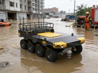 Châssis de robot amphibie léger SL-20 à 8 roues 8x8, UGV tout-terrain, peut également être utilisé comme véhicule de sauvetage aquatique