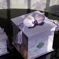 Grande boîte cadeau de luxe avec logo personnalisé échantillon gratuit de cadeaux d'anniversaire de parfums cosmétiques