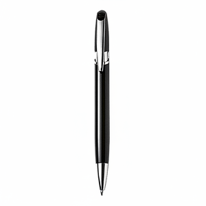 Penna a Sfera in Alluminio Arancione, Penna Promozionale in Metallo con Piuma e Materiale Plastico, Penne a Sfera in Metallo - Product Image 2