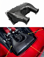 Boîte à air moteur en fibre de carbone sèche de style OEM pour Ferrari 458 Italia Speciale Spider