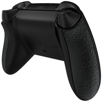Poignées latérales de remplacement en caoutchouc noir pour manettes Xbox Series X S