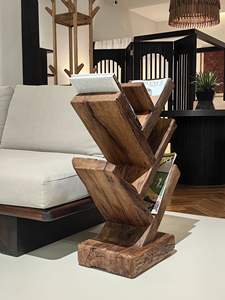 Portariviste in Quercia Anticata - Portariviste Vintage per Arredamento <span class=keywords><strong>Casa</strong></span> - Product Image 5