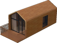 Maison de conteneur respirante modulaire à ossature en acier préfabriquée moderne, panneau sandwich triangulaire, villa, bureau, bâtiment