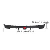 Aileron arrière modifié en fibre de carbone à quatre sorties avec lumières OLIVER pour BMW Série 2 Active Tourer F22 M-Sport 14-19