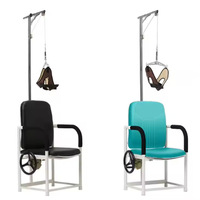 Chaise de traction cervicale en acier pour usage domestique, cadre de suspension médical pour étirement du cou, physiothérapie par traction