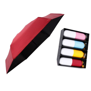 Paraguas Compacto de Bolsillo 2025 Mini Strong, Control Manual, 5 Pliegues, Resistente al Viento, Diseño Casual, 8 Varillas, Logotipo Personalizado, Regalo de Viaje - Product Image 1