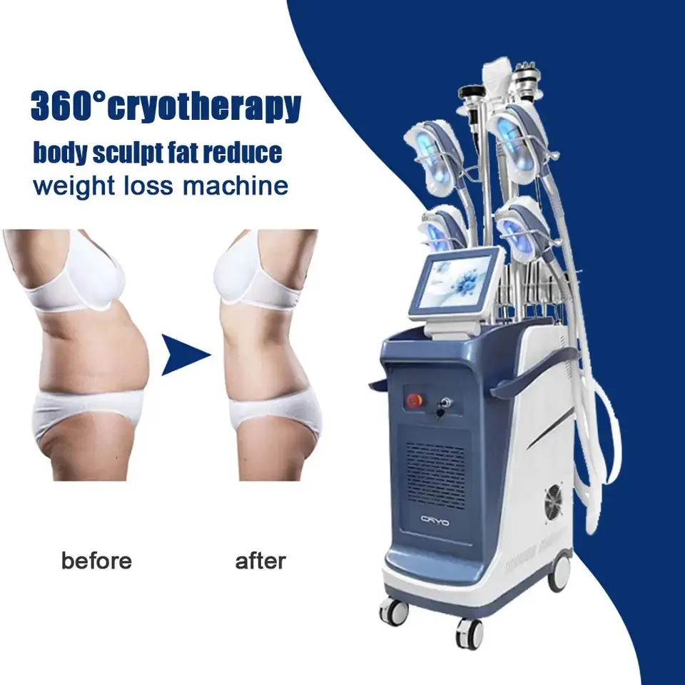 Máquina de congelación de grasa Cryolipolysis Cryo Fat Freeze Cryolipolysis Máquina de adelgazamiento portátil