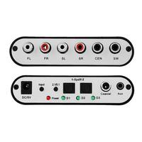 Optique SPDIF coaxiale vers audio analogique 5.1CH 2.1CH (sortie 6RCA) pour ancien récepteur AV