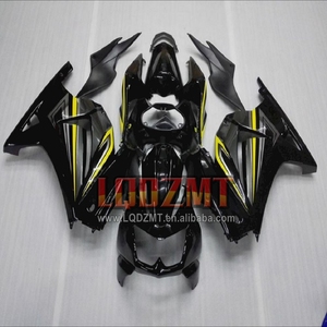 Kit d'injection pour KAWASAKI <span class=keywords><strong>NINJA</strong></span> ZX <span class=keywords><strong>250</strong></span> <span class=keywords><strong>R</strong></span> 250R ZX250R 08 09 10 11 12 blk jaune 26No.11 EX250R 2008 2009 2010 <span class=keywords><strong>2011</strong></span> 2012 Carénage - Product Image 5