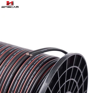 Slim twin core 4mm2 pv <span class=keywords><strong>fil</strong></span> ultra-mince panneaux solaires sur le toit câble cc Australie emballage standard 2x4mm2 TUV certifié - Product Image 5