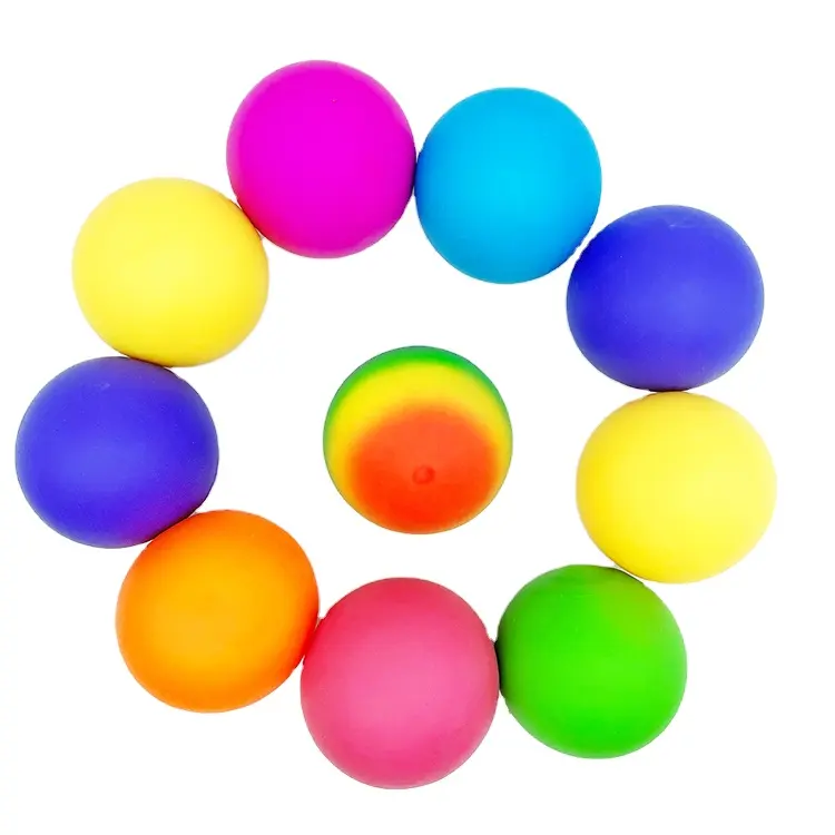 伸縮性のあるボールストレスリリーフ色を変えるおもちゃアンチストレス感覚ゲームボールストレスリリーフのための弾性フィジェットスクイーズボール