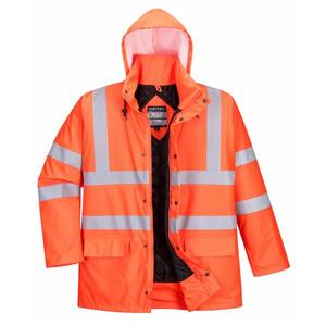 PORTWEST - S490ORRS Sealtex Ultra lined <b>orange</b> <b>jacket</b> - EAN 5036108348428 <b>HI</b>-<b>VIS</b> WORKWEAR - Product Image 1