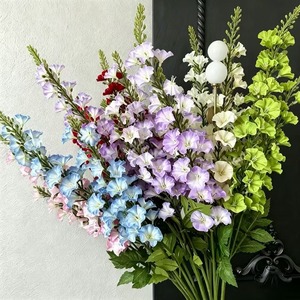 Flor de Hortensia Artificial de Seda Hecha a Mano, Diseño de Hierba Violeta Alta, Fabricada en Shandong, Decoración para el Día de los Inocentes - Product Image 3