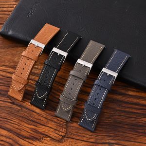 Correa de Reloj Upro de Cuero Genuino de Lujo, 18mm 19mm 20mm 22mm, Correa de Reloj Vintage de Cuero Vacuno Suave para Hombre y Mujer, Correa de Repuesto - Product Image 3