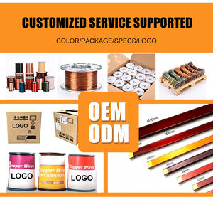 سلك نحاسي مسطح عالي الجودة 36 <span class=keywords><strong>SWG</strong></span> AWG مطلي بالمينا لتطبيقات المحولات والتسخين وملفات المحركات والبناء والتطبيقات الكهربائية - Product Image 2
