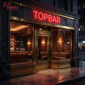 Letrero de Neón LED Rojo Personalizado, <span class=keywords><strong>Luz</strong></span> de Neón Acrílica 3D, Letrero con Logotipo Comercial para Decoración de Pared de Bar, Club o Fiesta - Product Image 1