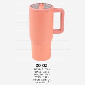 Productos de Tendencia 2025, Taza de Café Aislada Verde Oscuro, 30 oz/40 oz, Vaso de Acero Inoxidable con Asa Superior, Antiderrames - Product Image 5