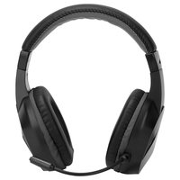 Produit tendance en gros Casque de jeu filaire Casque d'écoute en cuir PU avec microphone 2 en 1 antibruit pour ordinateur PC