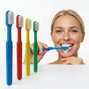 Spazzolino da denti portatile monouso ecologico senza acqua per campeggio, aereo, viaggi d'affari - Product Image 1