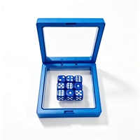 Dés éducatifs en acrylique durable de 12 mm avec coins arrondis, choix de couleurs variées, différents emballages pour jeux et cadeaux