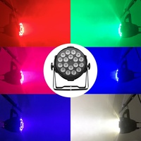 Equipo de Iluminación Profesional para Escenarios OEM, Luz LED Par 4 en 1 de Aluminio DMX 18x10w RGBW para Conciertos, Espectáculos, Clubes, Fiestas, DJ y Discotecas