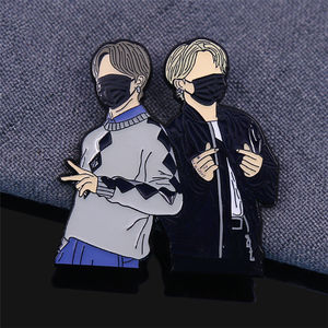 Высококачественный фильм «Гламор потомки» на заказ kpop аниме персонаж музыкальная булавка одежда шляпа рубашка - Product Image 5