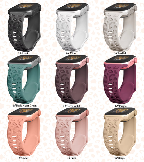 Wholesale Silicone IWatch Strap Series Ultra 8 7 SE 49mm 45mm 41mm Bracelets De Montre Rubber Sport Smart for Apple Watch Bands