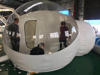 Tente à bulles gonflable de camping en plein air de 3m Tentes à bulles commerciales Tente à bulles gonflable transparente pour chambres