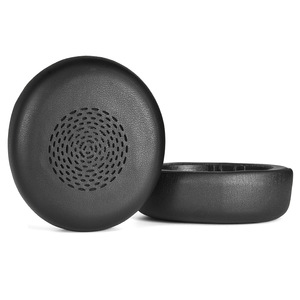 Coussinets d'oreille de remplacement en cuir protéiné doux et confortables pour casque sans fil Jabra Evolve2 75 - Product Image 1