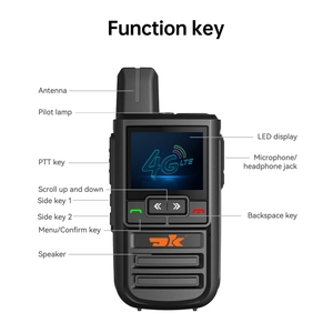 Radio bidireccional 2G LTE 4G LTE de alta calidad, radios PTT de red global, <span class=keywords><strong>Walkie</strong></span> <span class=keywords><strong>Talkie</strong></span> de largo alcance de 1000 <span class=keywords><strong>Km</strong></span> con tarjeta Sim - Product Image 5