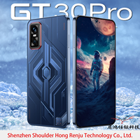GT30 16GB+1TB Android 15 2026 Dernier Smartphone Android 7.3 Pouces Bandes 5G LTE Globales Reconnaissance d'Écran d'Appareil Photo IA Certifié ROHS GSM