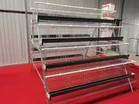 Cage à poules pondeuses de type A, équipement avicole commercial pour ferme d'œufs, alimentation intelligente, rentable