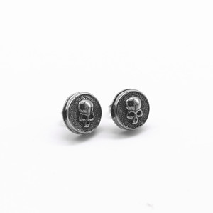Yunnique – boucles d'oreilles tendance style européen et américain, en acier titane, design géométrique rond, bijoux à la mode pour hommes et femmes - Product Image 3