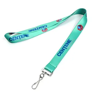 Aangepaste Promotionele Lege Pols Lanyard Id Kaart Houder Sleutelhanger Nylon Anime Mobiele Telefoon Polyester Lanyards Met Logo Custom